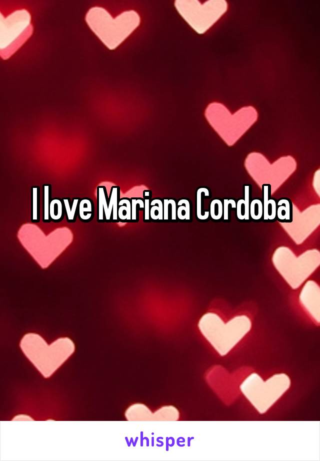 Mariana Cordoba